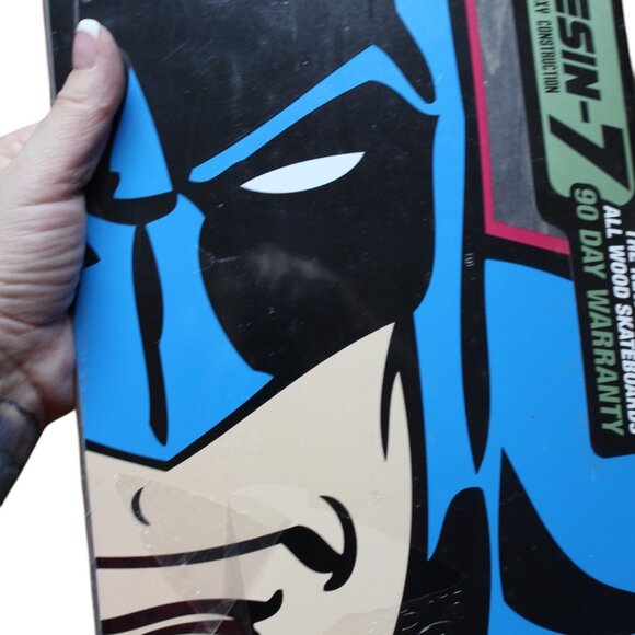 Almost Maple BATMAN Split Face Skateboard Deck 8.375 DC Comics R-7 - Picture 12 of 13
